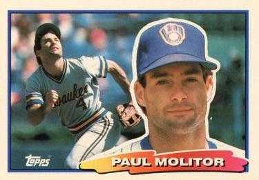 1988 Topps Big #1 Paul Molitor Front