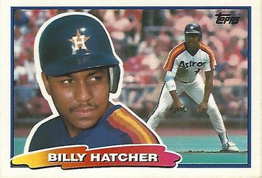 1988 Topps Big #3 Billy Hatcher Front