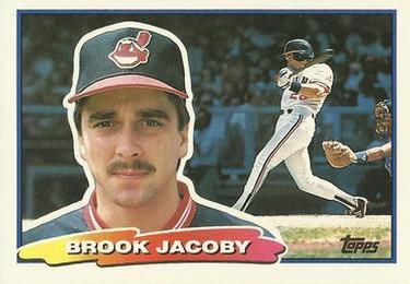 1988 Topps Big #17 Brook Jacoby Front