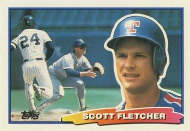 1988 Topps Big #19 Scott Fletcher Front