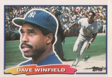 1988 Topps Big #24 Dave Winfield Front