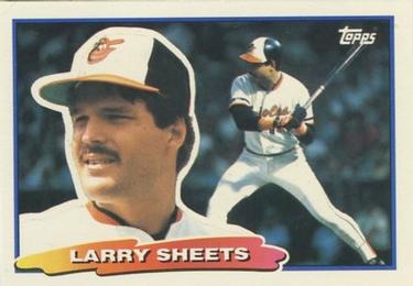 1988 Topps Big #26 Larry Sheets Front