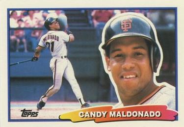 1988 Topps Big #35 Candy Maldonado Front