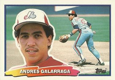 1988 Topps Big #55 Andres Galarraga Front