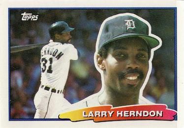 1988 Topps Big #56 Larry Herndon Front