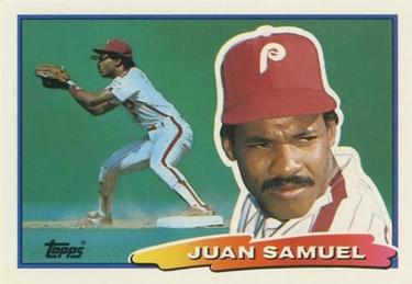 1988 Topps Big #67 Juan Samuel Front