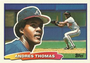 1988 Topps Big #68 Andres Thomas Front