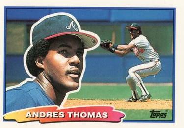 1988 Topps Big #68 Andres Thomas Front