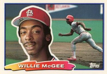 1988 Topps Big #79 Willie McGee Front
