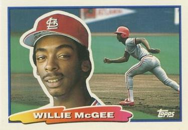 1988 Topps Big #79 Willie McGee Front