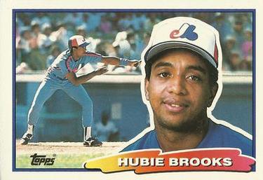 1988 Topps Big #81 Hubie Brooks Front