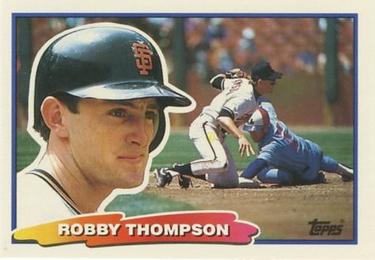1988 Topps Big #83 Robby Thompson Front