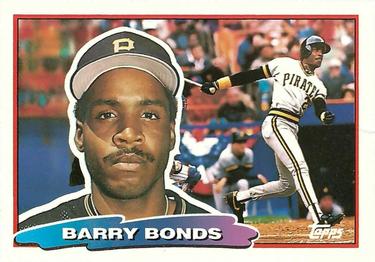 1988 Topps Big #89 Barry Bonds Front
