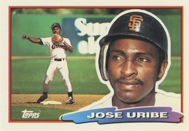 1988 Topps Big #95 Jose Uribe Front
