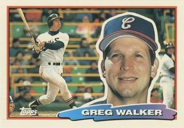 1988 Topps Big #105 Greg Walker Front