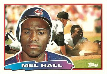 1988 Topps Big #114 Mel Hall Front