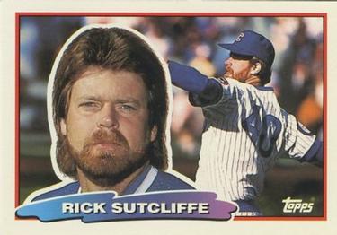 1988 Topps Big #128 Rick Sutcliffe Front