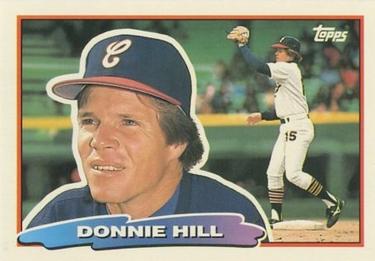 1988 Topps Big #137 Donnie Hill Front