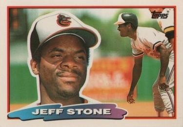 1988 Topps Big #146 Jeff Stone Front
