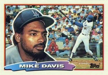 1988 Topps Big #154 Mike Davis Front