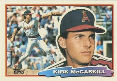 1988 Topps Big #168 Kirk McCaskill Front