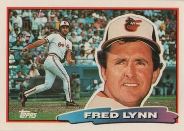 1988 Topps Big #169 Fred Lynn Front