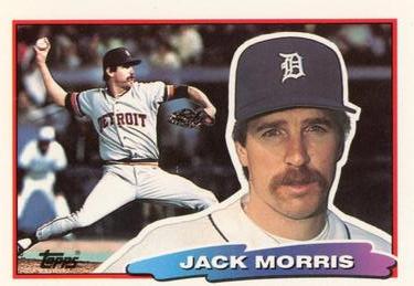 1988 Topps Big #170 Jack Morris Front