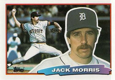 1988 Topps Big #170 Jack Morris Front