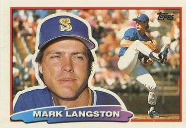1988 Topps Big #176 Mark Langston Front