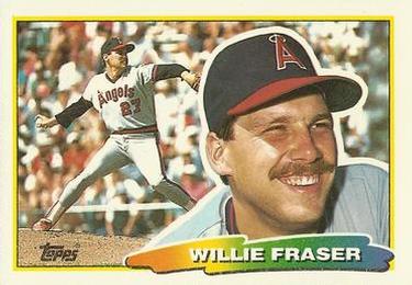 1988 Topps Big #183 Willie Fraser Front