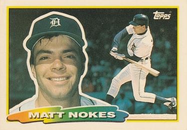 1988 Topps Big #185 Matt Nokes Front