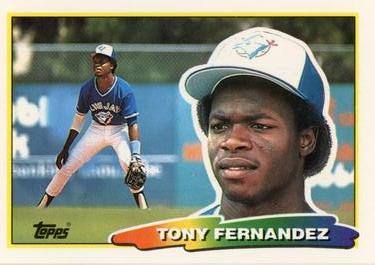 1988 Topps Big #187 Tony Fernandez Front