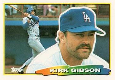 1988 Topps Big #191 Kirk Gibson Front