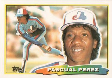1988 Topps Big #196 Pascual Perez Front