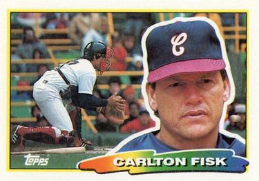 1988 Topps Big #197 Carlton Fisk Front
