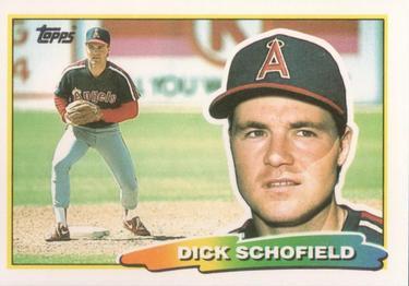 1988 Topps Big #204 Dick Schofield Front