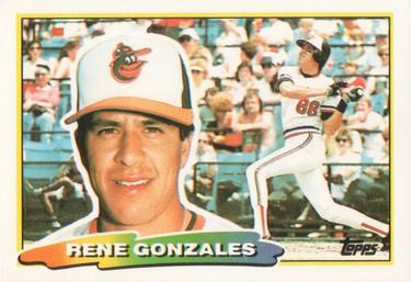 1988 Topps Big #209 Rene Gonzales Front