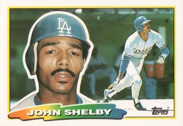 1988 Topps Big #218 John Shelby Front