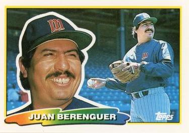 1988 Topps Big #222 Juan Berenguer Front