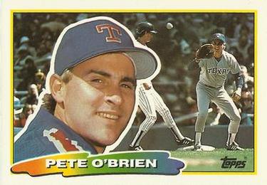 1988 Topps Big #227 Pete O'Brien Front