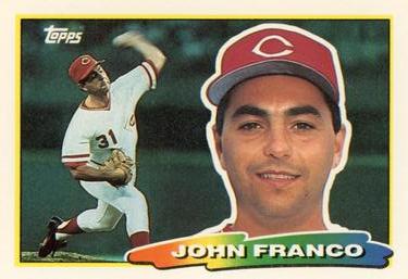 1988 Topps Big #232 John Franco Front