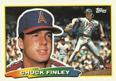 1988 Topps Big #254 Chuck Finley Front