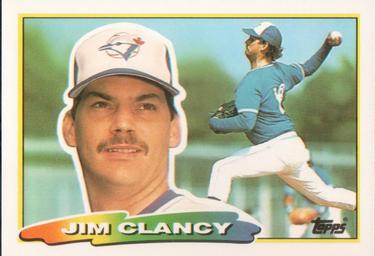 1988 Topps Big #258 Jim Clancy Front
