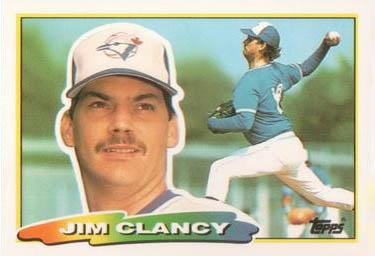 1988 Topps Big #258 Jim Clancy Front