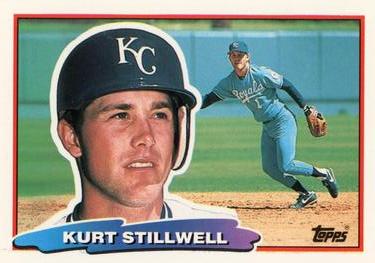 1988 Topps Big #136 Kurt Stillwell Front