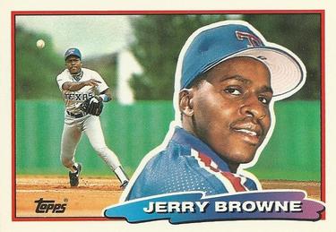 1988 Topps Big #163 Jerry Browne Front