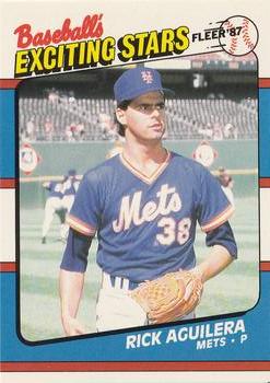 1987 Fleer Baseball's Exciting Stars #2 Rick Aguilera Front