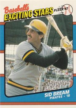 1987 Fleer Baseball's Exciting Stars #6 Sid Bream Front