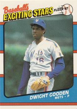 1987 Fleer Baseball's Exciting Stars #19 Dwight Gooden Front