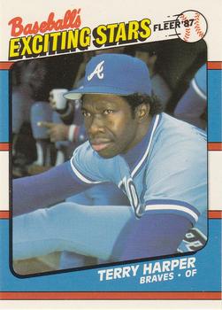 1987 Fleer Baseball's Exciting Stars #22 Terry Harper Front